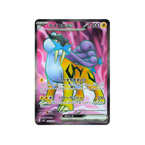 Raikou ex M6 092/076 SR Karte